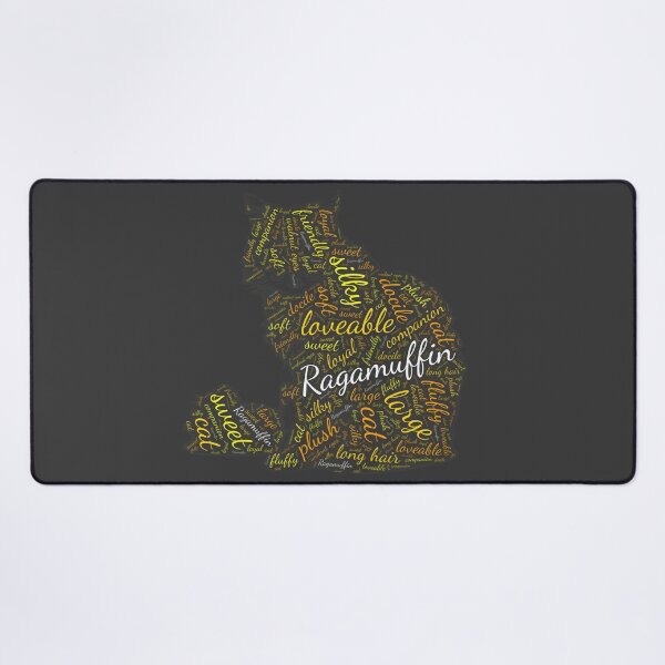 Item preview, Ragamuffin Wordcloud for Darker Backgrounds designed and sold by WordsYouLove.