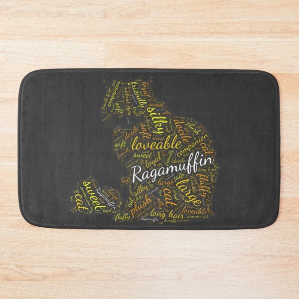 Item preview, Ragamuffin Wordcloud for Darker Backgrounds designed and sold by WordsYouLove.