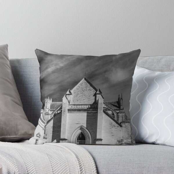 Item preview, Abbey Saint-Germain in Auxerre, infrared view, spring sunny day, France designed and sold by Alexander Sorokopud.