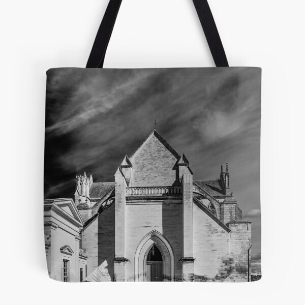Item preview, Abbey Saint-Germain in Auxerre, infrared view, spring sunny day, France designed and sold by Alexander Sorokopud.