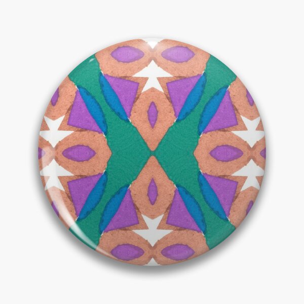 Item preview, Vintage Bright Geometric Pattern designed and sold by Piccolo Fiore Prints.