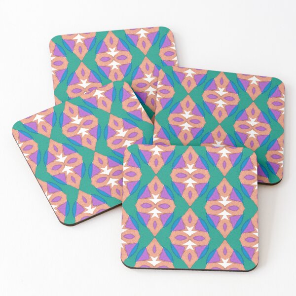 Item preview, Vintage Bright Geometric Pattern designed and sold by Piccolo Fiore Prints.