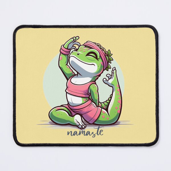 Item preview, Zen Yoga Lizard Namaste designed and sold by heartsake.