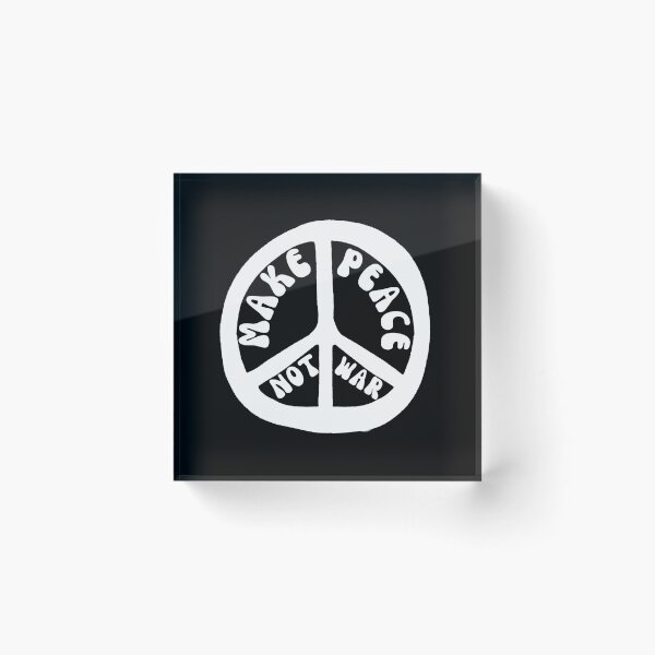 Item preview, Make Peace Not War designed and sold by Niks-Shop.