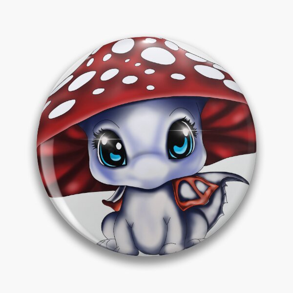 Item preview, Dragonborn: Fusion of Mushroom and Mythical Creatures  designed and sold by AilurusGalxy.