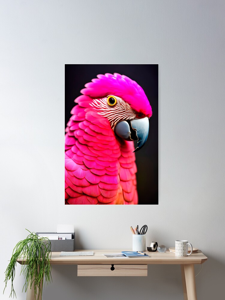 Thumbnail 1 of 3, Poster, AI Art- Parrot #4 designed and sold by wohnfuehlfabrik.