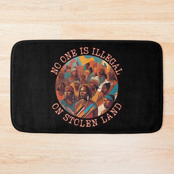 Item preview, Justice Transcends Borders "No One Is Illegal On Stolen Land" designed and sold by ChicTrendz.
