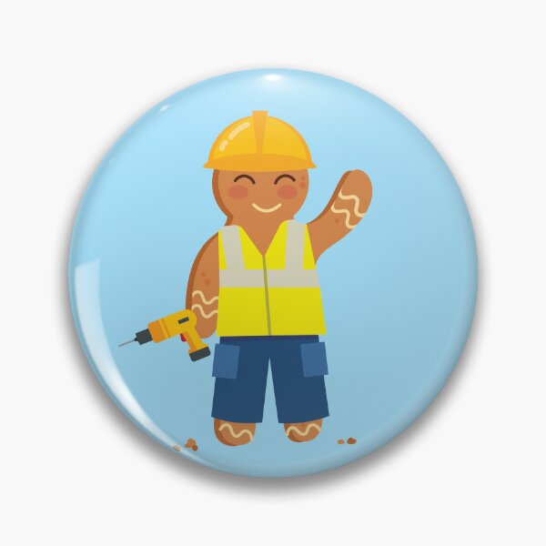 Item preview, Gingerbread Man -  Builder / Tradesman / Tradie / DIY / Contruction | Gingerbread men | Christmas Gift For Builder designed and sold by Summer Johnson.