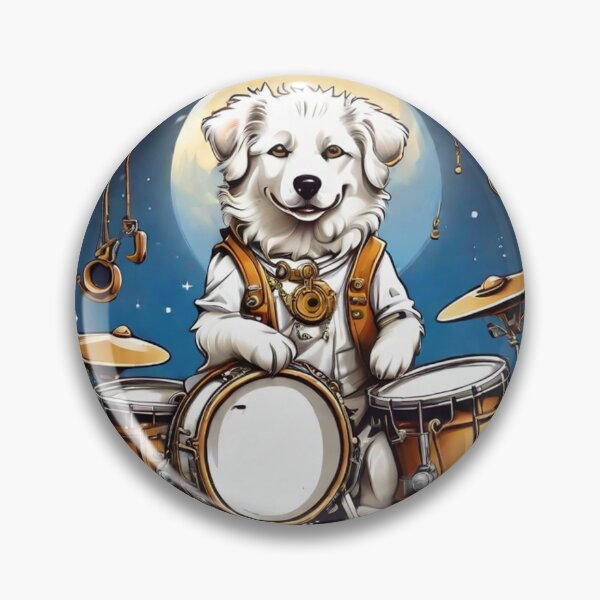 Item preview, Percussive Paws: Kuvasz Canine Grooves designed and sold by Fenomena Designs.