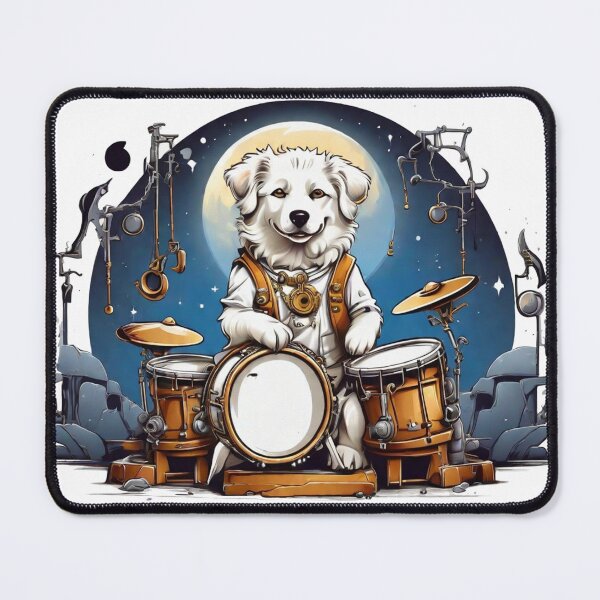 Item preview, Percussive Paws: Kuvasz Canine Grooves designed and sold by Fenomena Designs.
