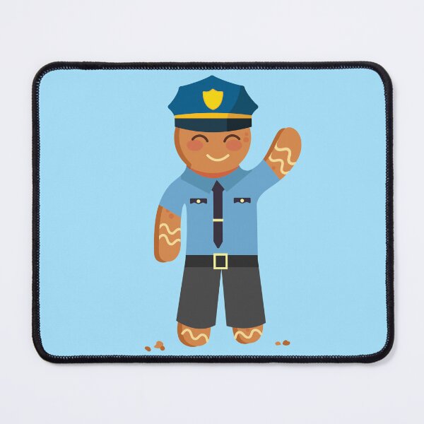 Item preview, Gingerbread Man - Policeman | Gingerbread men | Christmas Gift For Policeman designed and sold by Summer Johnson.