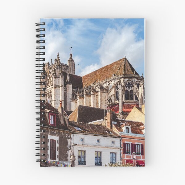Item preview, Cathedral Saint-Etienne springday view, Auxerre, France designed and sold by Alexander Sorokopud.