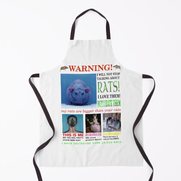 Item preview, WARNING! I WILL NOT STOP TALKING ABOUT RATS! (Alt text) designed and sold by SunnyCorp.