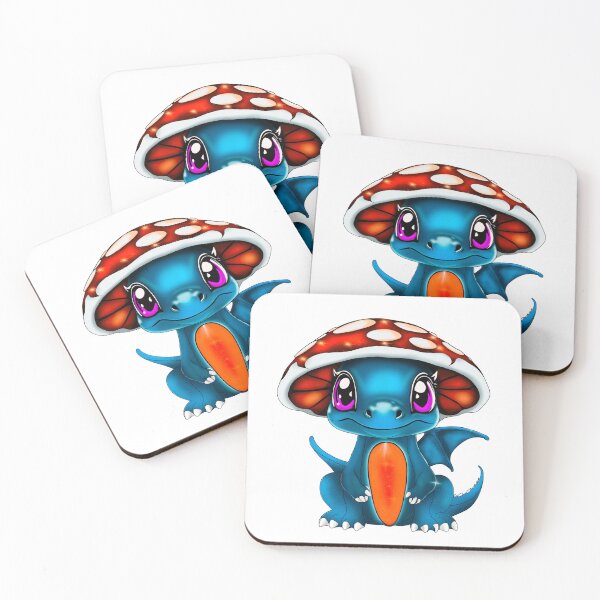 Item preview,  Dragonborn: Fusion of Mushroom and Mythical Dragon  designed and sold by AilurusGalxy.