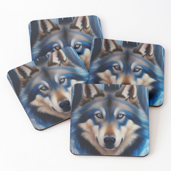 Item preview, Blue Wolfdog in Icecave  designed and sold by Pawel Oska.