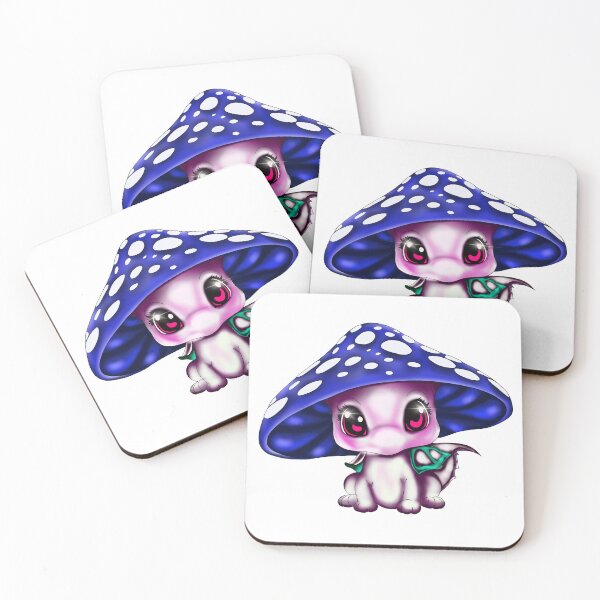 Item preview,  Dragonborn: Fusion of Mushroom and Mythical Dragon  designed and sold by AilurusGalxy.