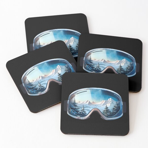 Item preview, Ski Goggles Sledding Goggles Winter Apparel Mountain Reflection designed and sold by meganohm.