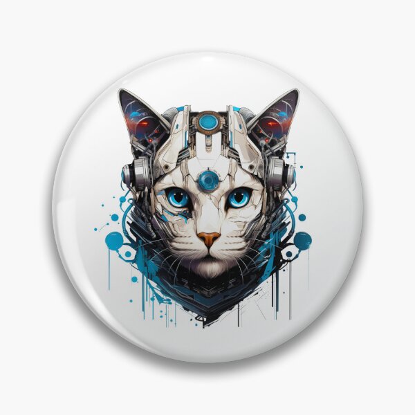 Artikelvorschau, Cyborg-Katze entworfen und verkauft von ZenEvoke.