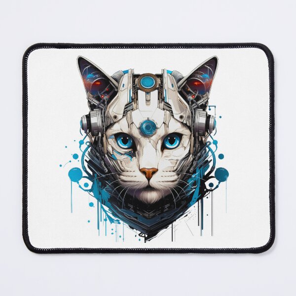 Item preview, Cyborg Cat designed and sold by ZenEvoke.