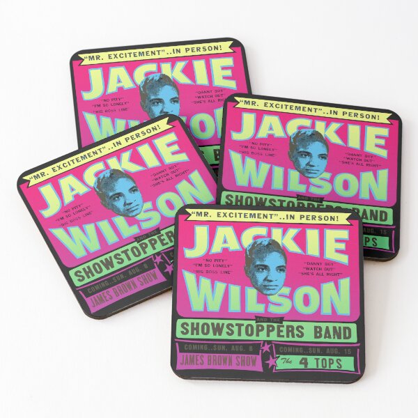 Item preview, jackie wilson neon colour gradient graphic designed and sold by GRAFIKA65.