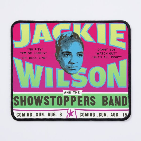 Item preview, jackie wilson neon colour gradient graphic designed and sold by GRAFIKA65.