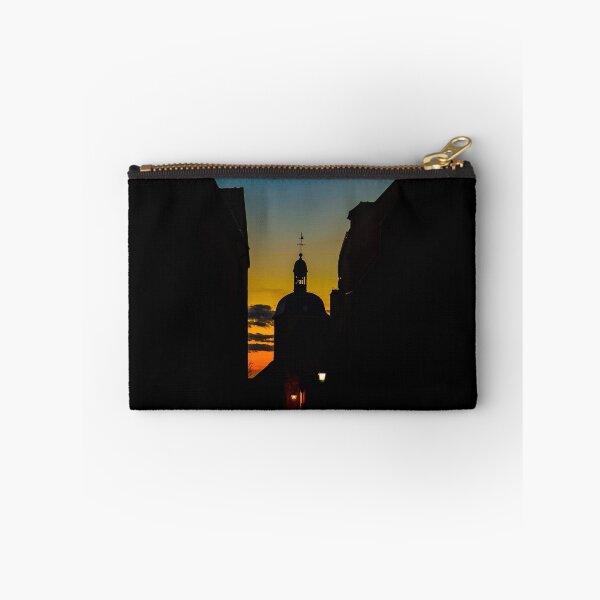 Item preview, Old church silhouette on blue sky background, Vezelay, France designed and sold by Alexander Sorokopud.