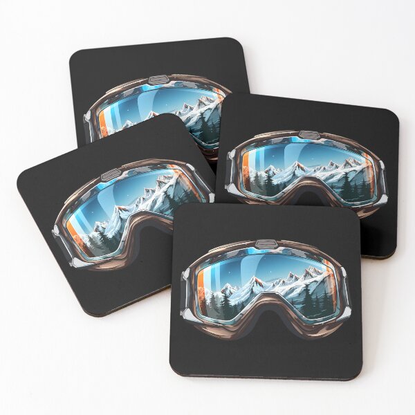 Item preview, Ski Goggles Sledding Goggles Winter Apparel Mountain Reflection designed and sold by meganohm.