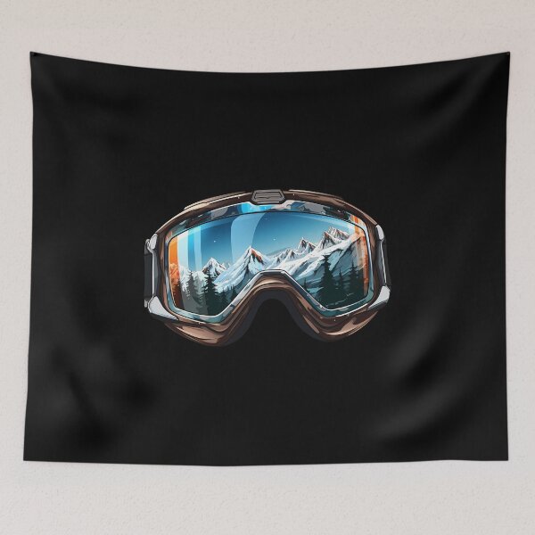 Item preview, Ski Goggles Sledding Goggles Winter Apparel Mountain Reflection designed and sold by meganohm.