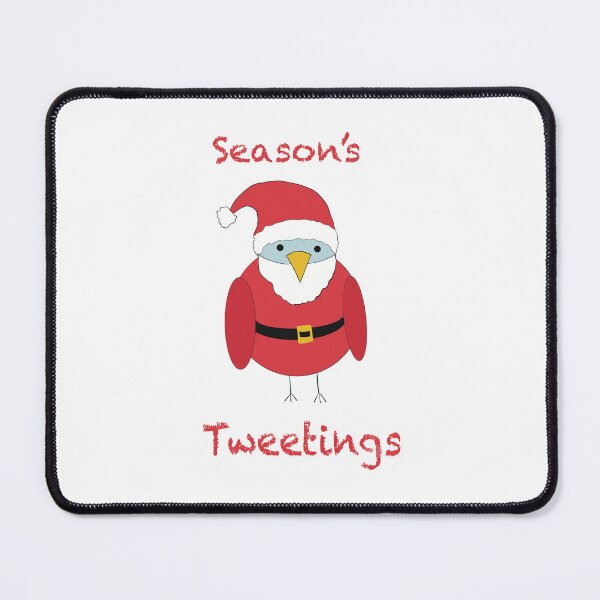 Item preview, Target red Santa Bird “Season’s Tweetins” christmas bird designed and sold by K Mussack.