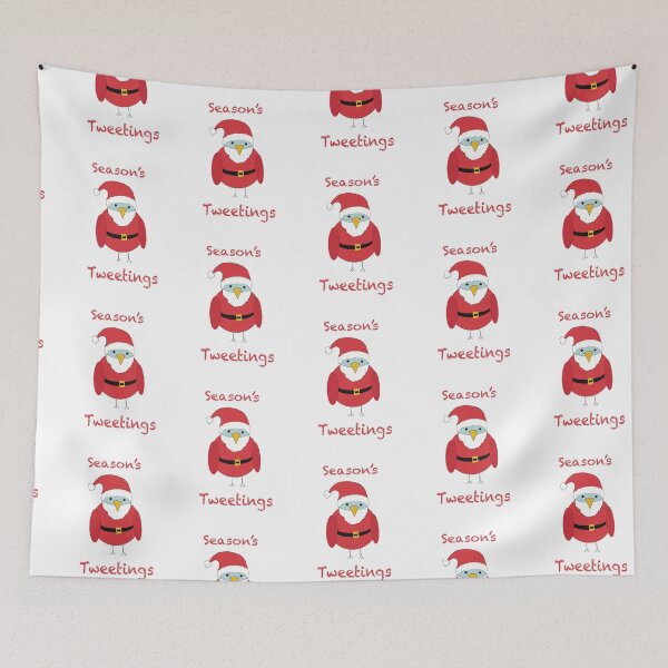 Item preview, Target red Santa Bird “Season’s Tweetins” christmas bird designed and sold by K Mussack.
