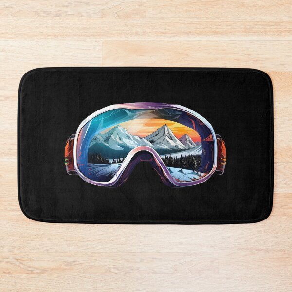 Item preview, Ski Goggles/Sledding Goggles Colorful Winter  Mountain Reflection designed and sold by meganohm.