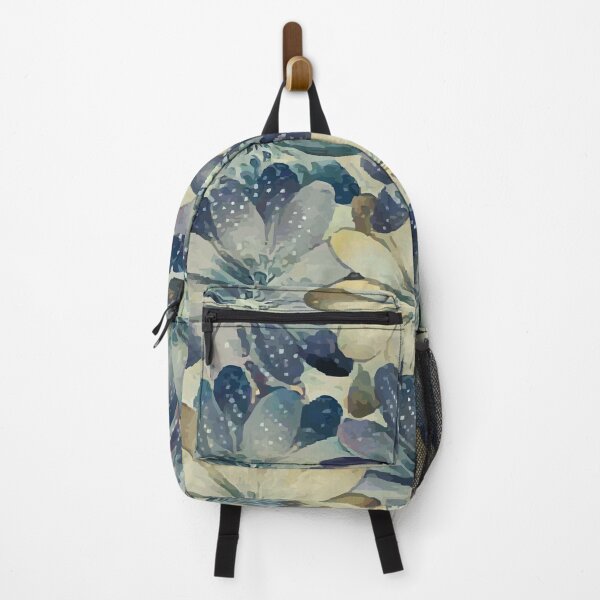 Item preview, Nature floral blue vintage pattern designed and sold by darfeuille.