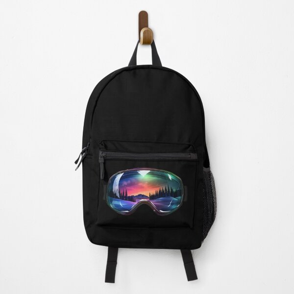 Item preview, Ski Goggles/Sledding Goggles Colorful Northern Lights Winter Mountain Reflection designed and sold by meganohm.