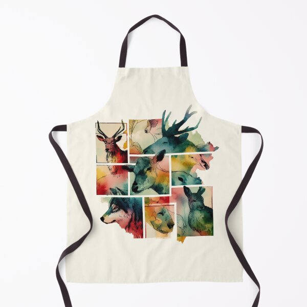 Item preview, Ukiyoe Wonders: Rectangular Animal Art in Watercolour Splendor designed and sold by Doddlaix.