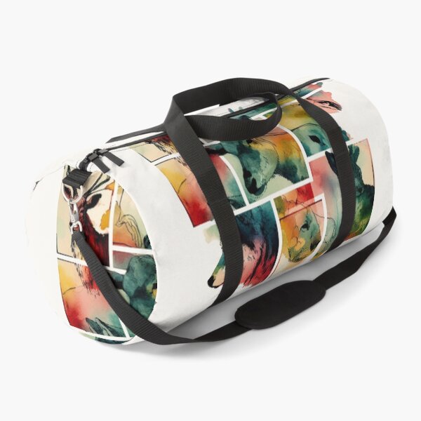 Item preview, Ukiyoe Wonders: Rectangular Animal Art in Watercolour Splendor designed and sold by Doddlaix.