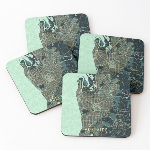 Item preview, Adelaide City Map of Australia - Summer designed and sold by deMAP.