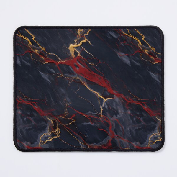 Item preview, Blue, Red and Gold Seamless Repeating Marble Pattern designed and sold by PeteRascal.