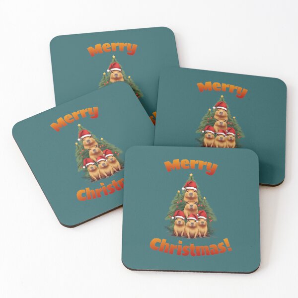 Item preview, Merry Christmas,Capybaras Christmas tree  and Christmas composition, Cute capybara, Christmas sweater designed and sold by Collagedream.