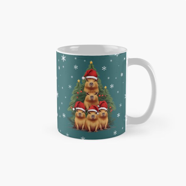 Item preview, Merry Christmas,Capybaras Christmas tree  and Christmas composition, Cute capybara, Christmas sweater designed and sold by Collagedream.
