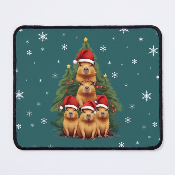 Item preview, Merry Christmas,Capybaras Christmas tree and Christmas composition, Cute capybara, Christmas sweater designed and sold by Collagedream.