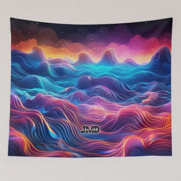 Item preview, Electrifying Neon Waves 1 designed and sold by Jenson Major.