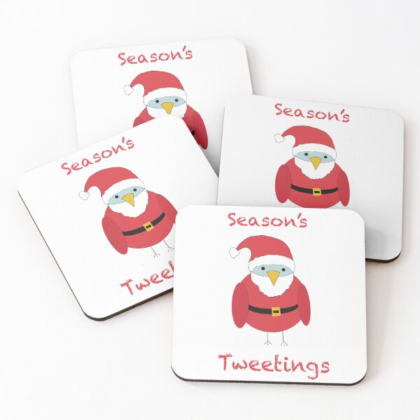 Item preview, Target red Santa Bird “Season’s Tweetins” christmas bird designed and sold by K Mussack.