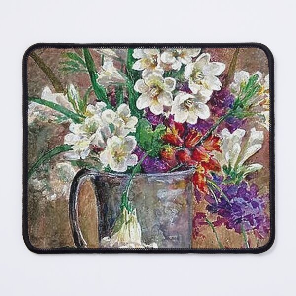Item preview, Freesia and Parma Violet Flowers in a Jug designed and sold by tomorrowsart.