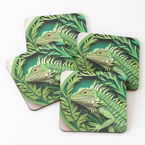 Item preview, lizard papercut designed and sold by coolsima.