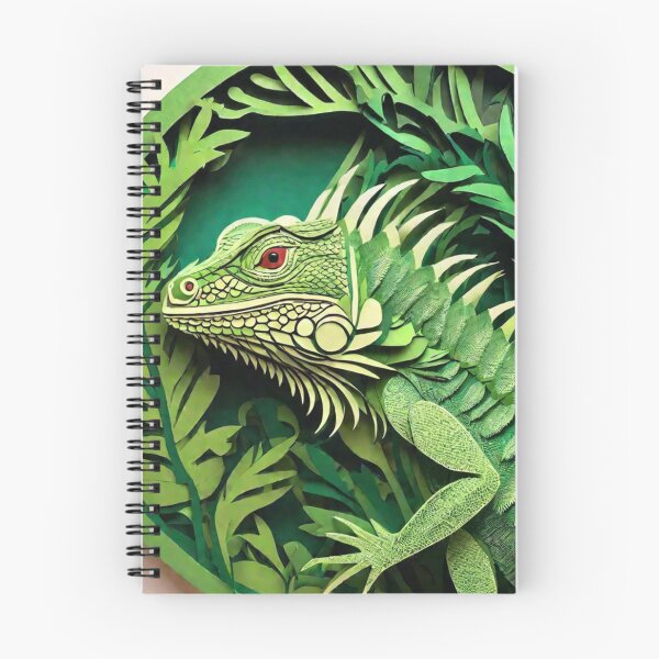 Item preview, lizard papercut designed and sold by coolsima.
