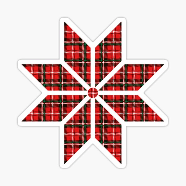 Plaid tartan Sticker
