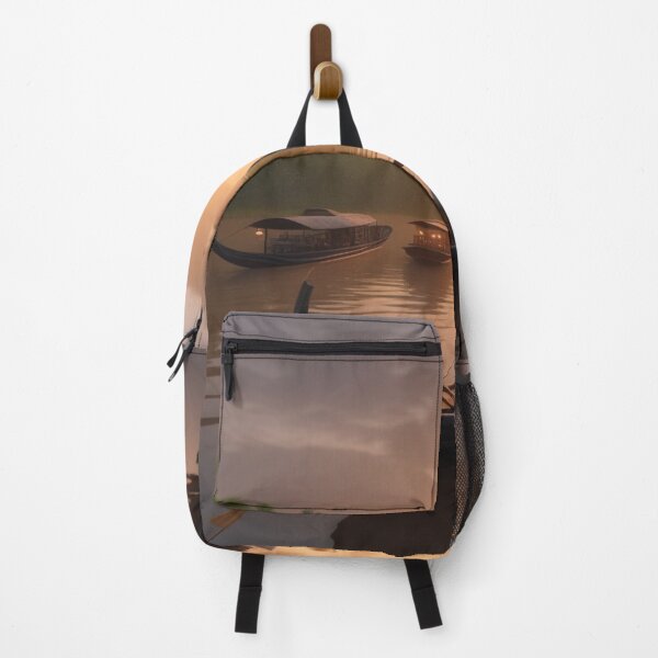 Item preview, Boats On The Mekong Delta Vietnam At Sunset designed and sold by MusicalArtisty.