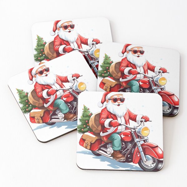 Item preview, Santa Claus rides a motorcycle designed and sold by wplamkung.