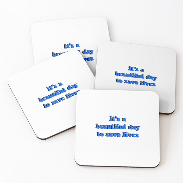 Item preview, it's a beautiful day to save lives (blue) designed and sold by ashshaiv.