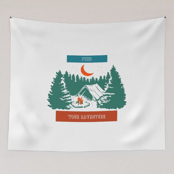 Item preview, Camping hiking lovers design designed and sold by Naturartprints.